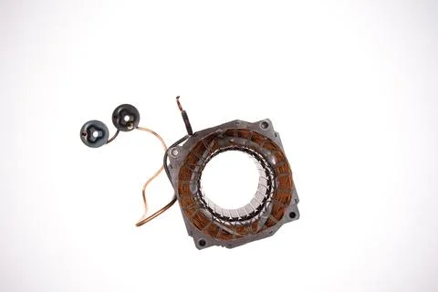 Compressor unit of a refrigeration unit, parts and assemblies in various proj Stock Photos