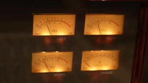 Compressors Engaging in Old Recording Studio Stock Footage 258068520