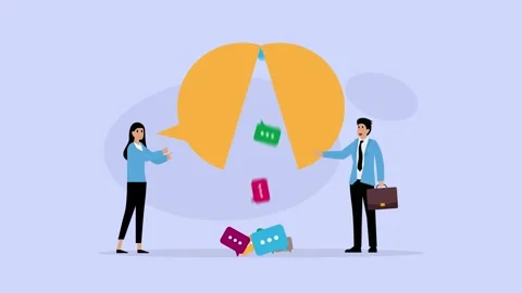 Compromise to get solution in business meeting, leadership to communicate a.. Stock Footage 302538618