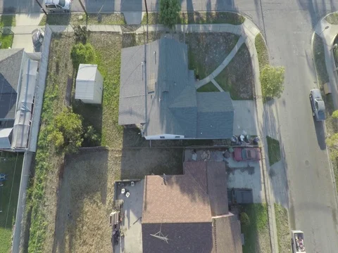 Compton Los Angeles Aerial 14 Stockbeeldmateriaal 78577348