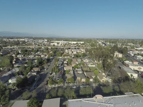 Compton Los Angeles Aerial 2 Stock Footage 78556462