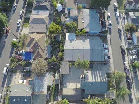 Compton Los Angeles Aerial 7 Stock Footage 78561611