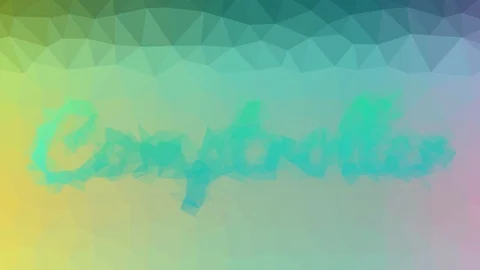 Comptroller Dissolving Weird Tessellated Looping Pulsing Triangles Stockbeeldmateriaal 113874404