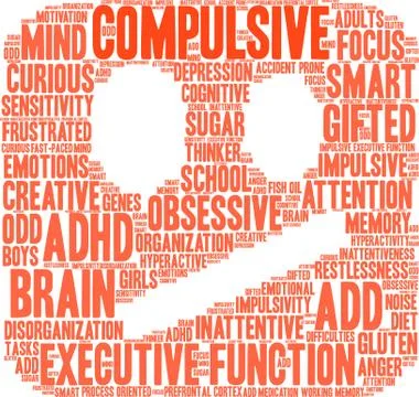 Compulsive Word Cloud イラスト素材