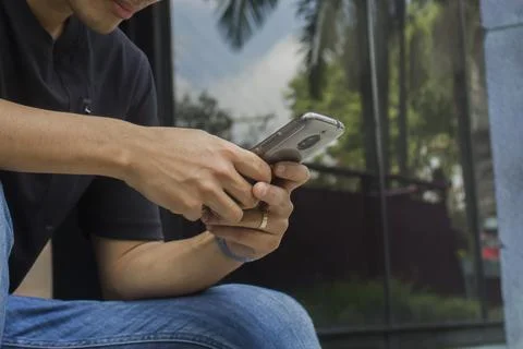 Computador e Celular Stock Photos