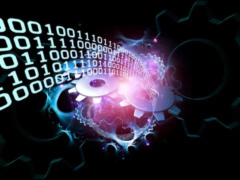 Computation Gear Stock Illustration