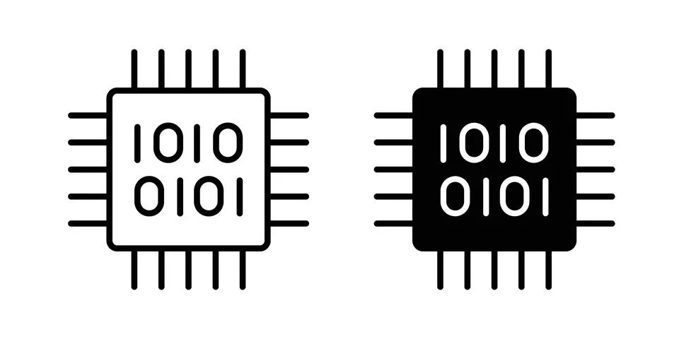 Computation icon for web projects Stock Illustration