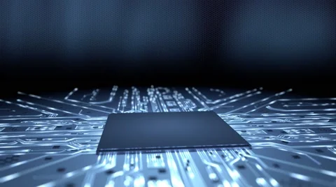 Computational simulation background intro 4K 库存影片 49459803