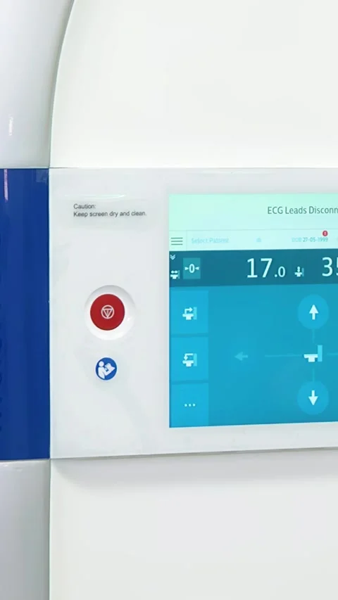 Computed axial tomography (CAT). CT scanner.  - Vertical video. Stock Footage 318836287