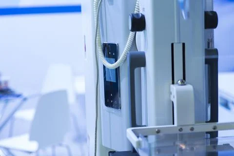 Computed tomography or computed axial tomography scan machine in hospital roo Stock Photos