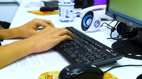 Computer 02 Stock Footage 89478374