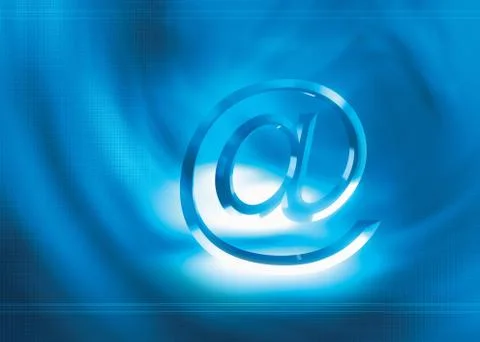 Computer abstract icon internet art blue collage Stock Illustration