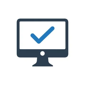 Computer Access Icon Stock Illustration