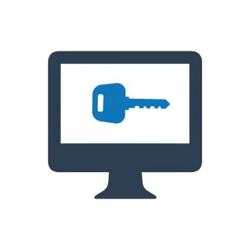 Computer Accessibility Icon Stock Illustration