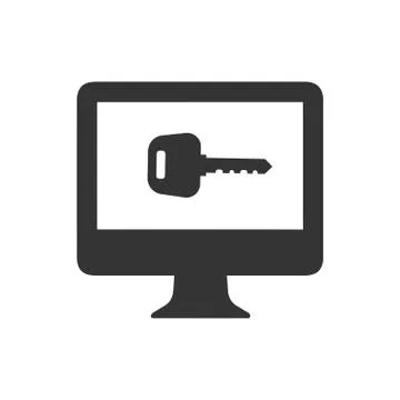 Computer Accessibility Icon Illustrazione stock