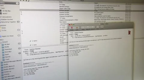 Computer activity in Timelapse Stock Footage 8511325