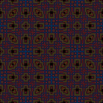 Computer age, circuit board like seamless pattern Illustrazione stock