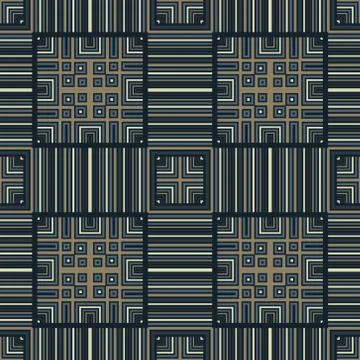 Computer age, circuit board like seamless pattern Illustrazione stock
