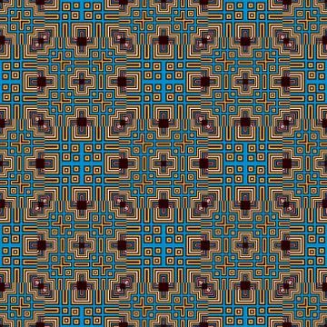 Computer age, circuit board like seamless pattern Illustrazione stock