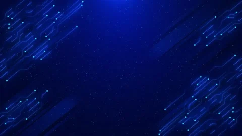 Computer AI chip CPU circuit board technology cyber futuristic. Circuit Board Video stock 260292717