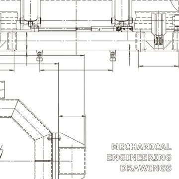 Computer aided design systems. Blueprint, scheme, plan. Industry. Corporate I Stock Illustration