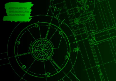 Computer aided design systems Stock Illustration