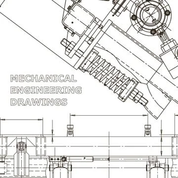 Computer-aided-design-systems.-Instrument-making-drawings.-Corporate-Identity 스톡 일러스트