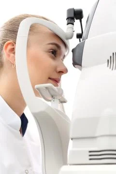 Computer aided visual acuity. 스톡 사진