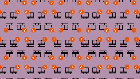 Computer and Bitcoin Pattern Background for Digital Finance. Stock Footage 325402387