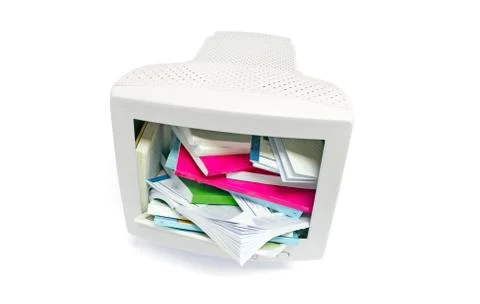 Computer and books Stock Photos