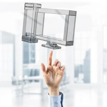 Computer and internet security concept presented by cloud icon. 스톡 사진