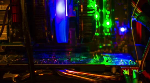 Computer and its parts Stock Footage 39007229