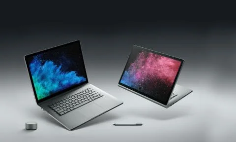 Computer and mouse isolated on white background Stock Photos