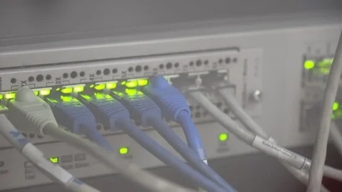 Computer and running server . . Stock Footage 116742097