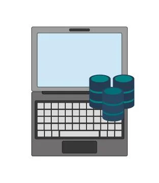 Computer and trash cans icon Stock-Illustration