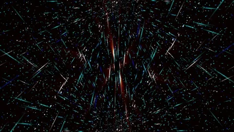 Computer animated abstract graphics screen saver with divergent two point rays  Stock Footage 78036505