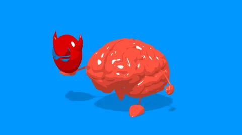 Computer animation - Fun brain Stock Footage 63073871