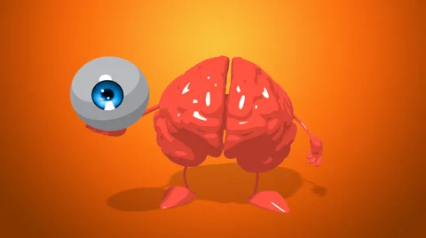 Computer animation - Fun brain | Stock Video | Pond5