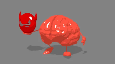 Computer animation - Fun brain Stock Footage 63229357