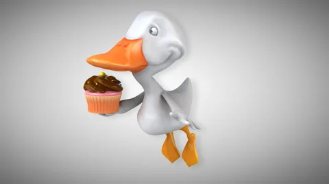 Computer animation - Fun duck Stock-Footage 62518517