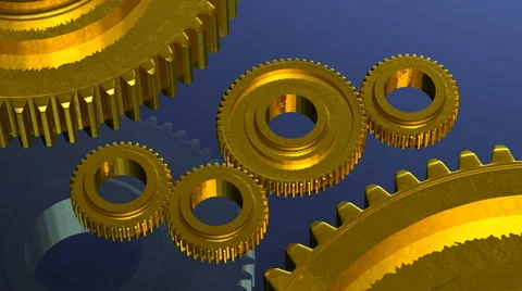 Computer animation of gear mechanisms Stock-Footage 64803821