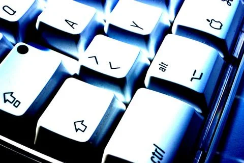 Computer apple digit keyboard letter pcs plastic 스톡 사진