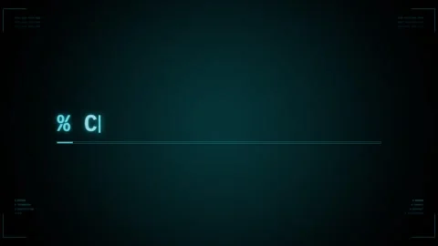 Computer architecture terminal console animation seamless loop Stock Footage 347718350