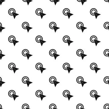 Computer arrow cursor pattern, simple style Stock Illustration