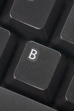 Computer B key Foto stock