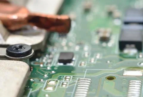 Computer background blur Stock Photos