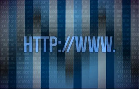 Computer background http web page Stock-Illustration