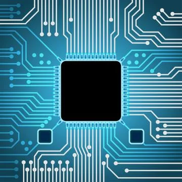 Computer background with place for text Stock Illustration