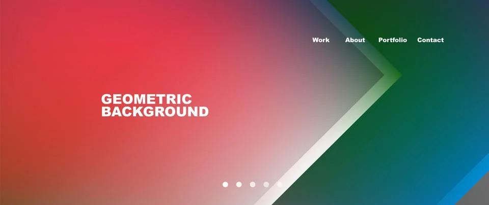 Computer background with RGB gradient in geometric shapes 스톡 일러스트