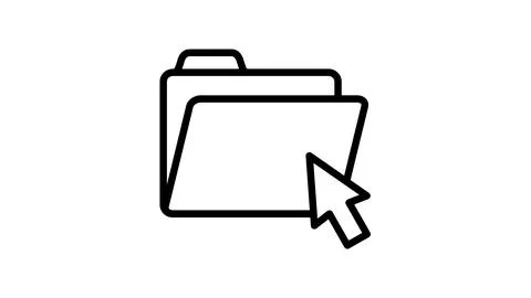 Computer bag vector with white background 库存插图